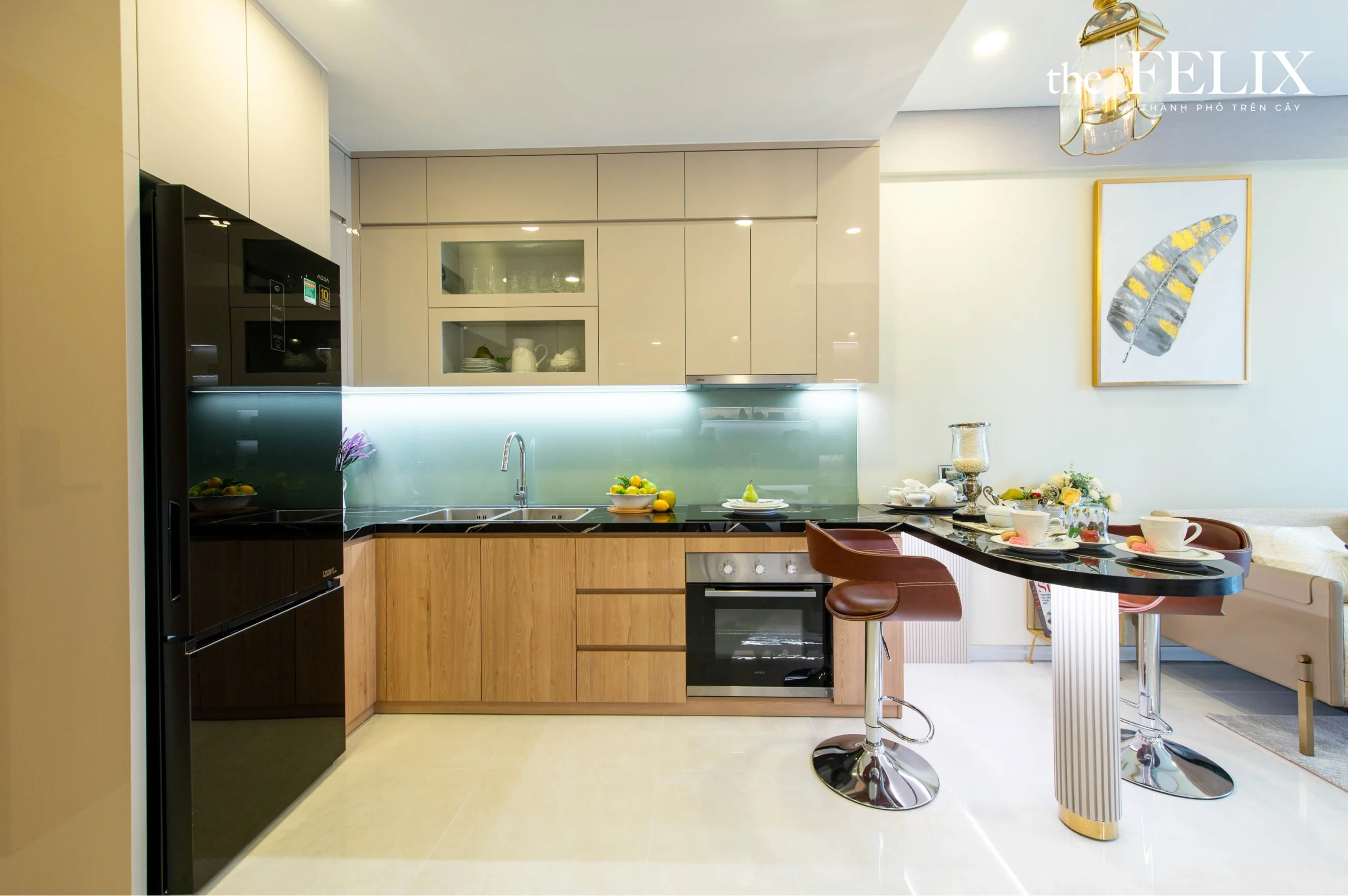 Bàn giao full thiết bị bếp