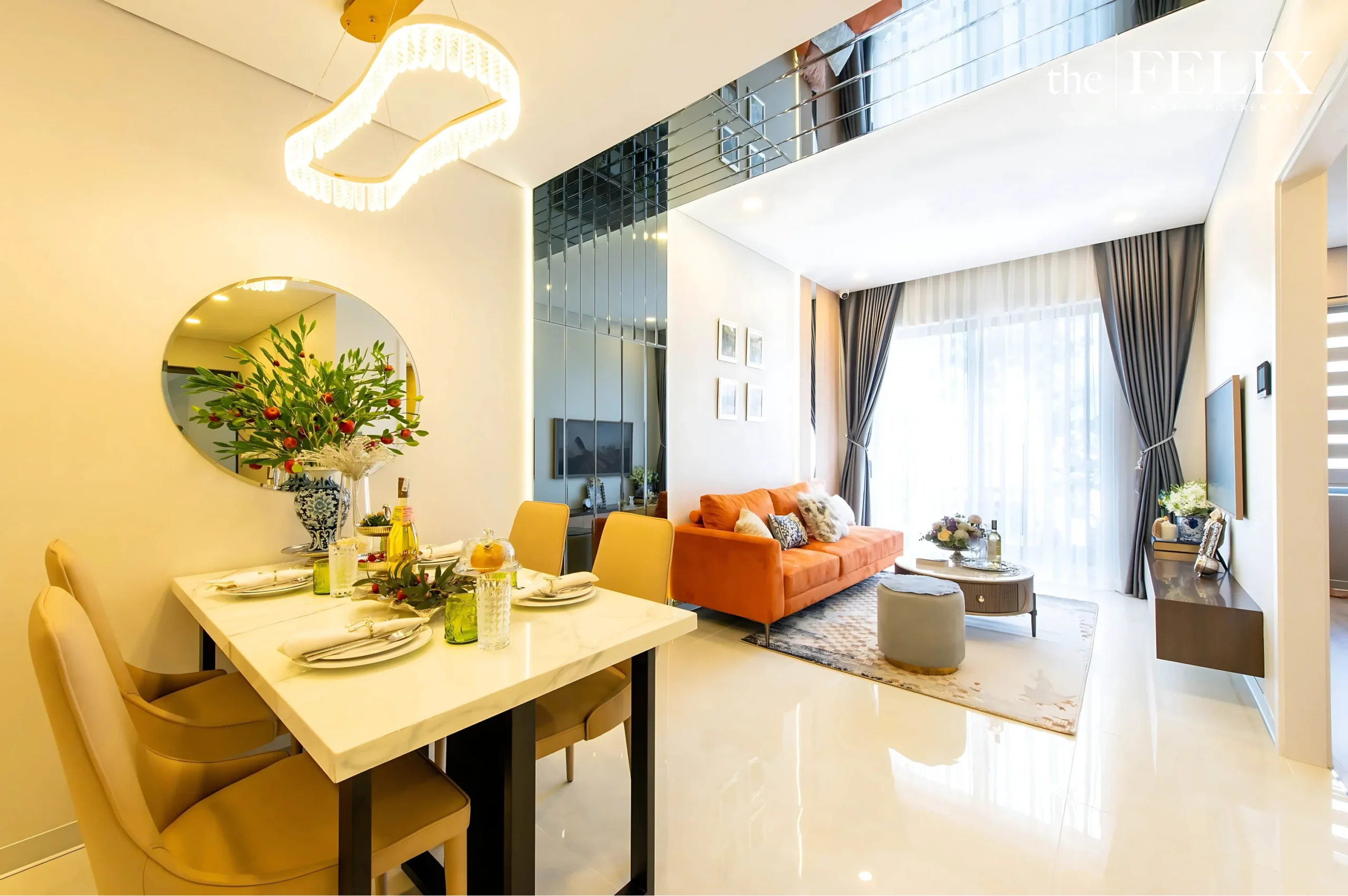 Thực tế căn hộ 2PN2WC The Felix